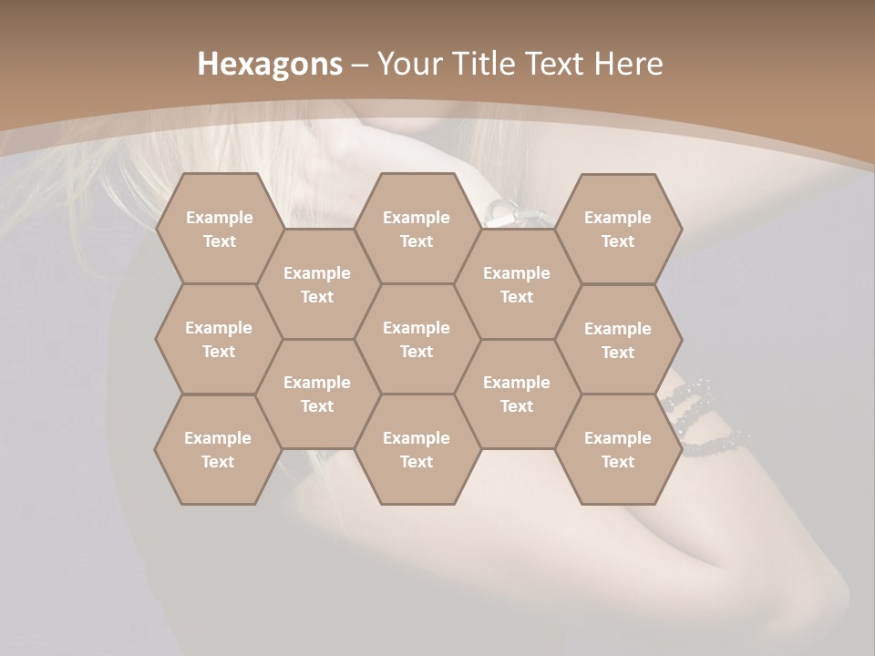 Woman Girl Beautiful PowerPoint Template