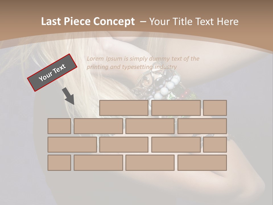 Woman Girl Beautiful PowerPoint Template