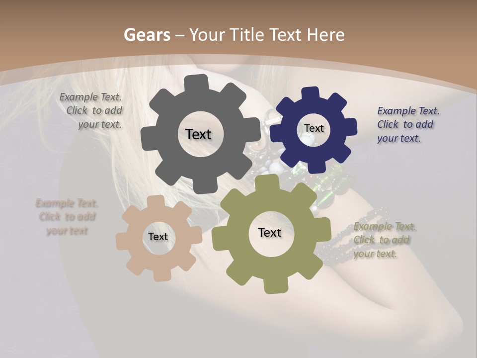 Woman Girl Beautiful PowerPoint Template