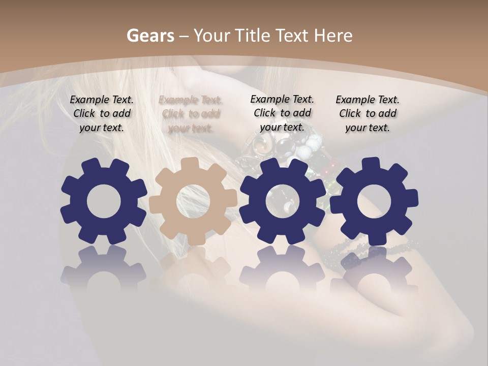 Woman Girl Beautiful PowerPoint Template