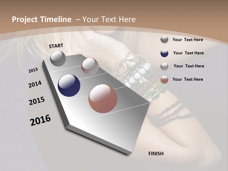 Woman Girl Beautiful PowerPoint Template