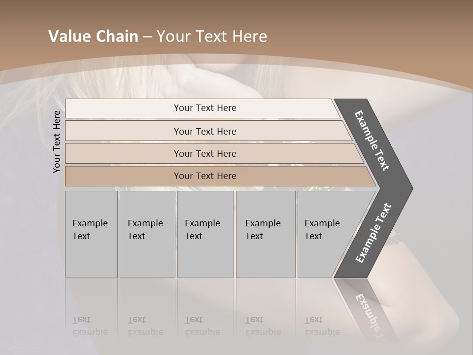 Woman Girl Beautiful PowerPoint Template