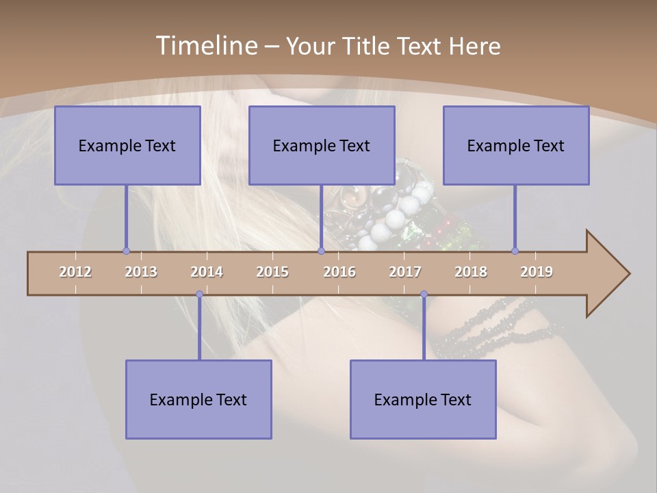 Woman Girl Beautiful PowerPoint Template