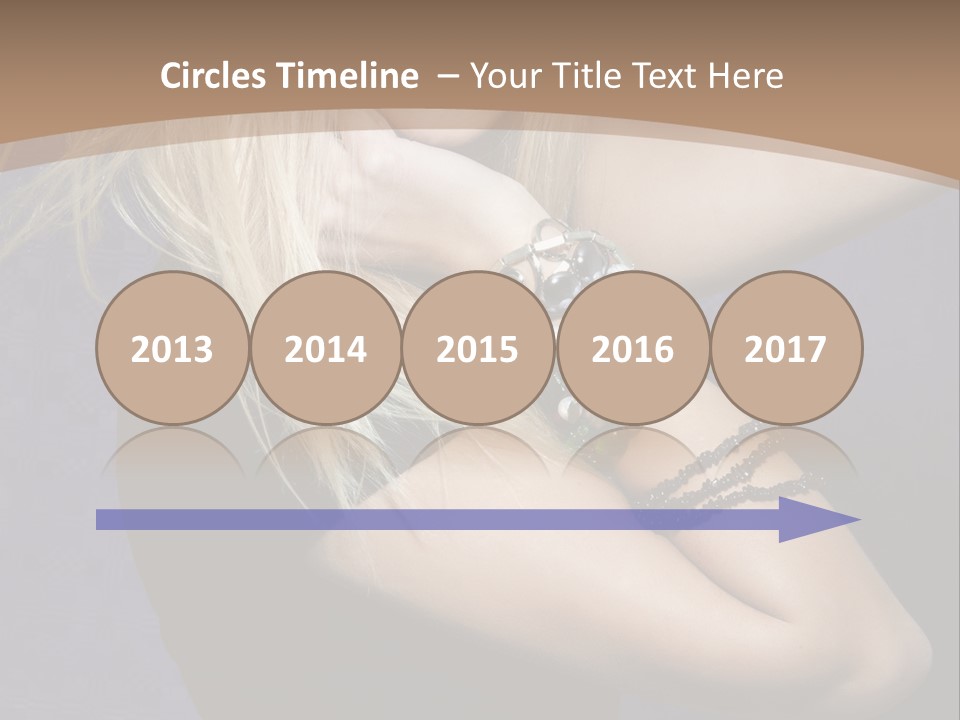 Woman Girl Beautiful PowerPoint Template