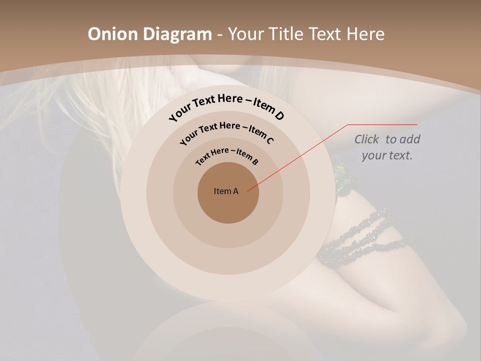 Woman Girl Beautiful PowerPoint Template