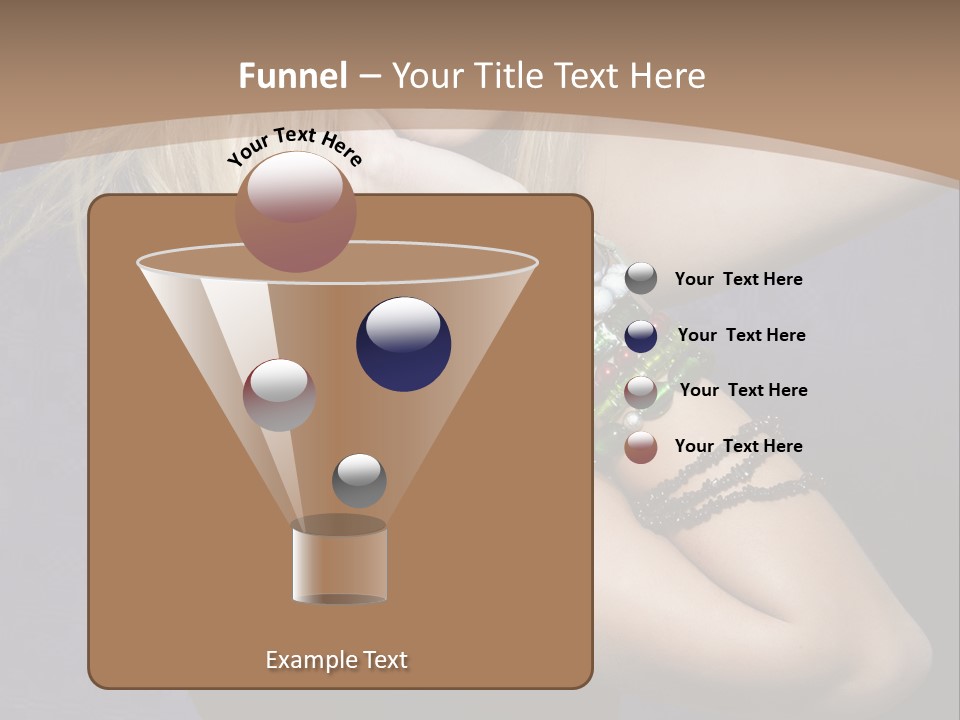 Woman Girl Beautiful PowerPoint Template