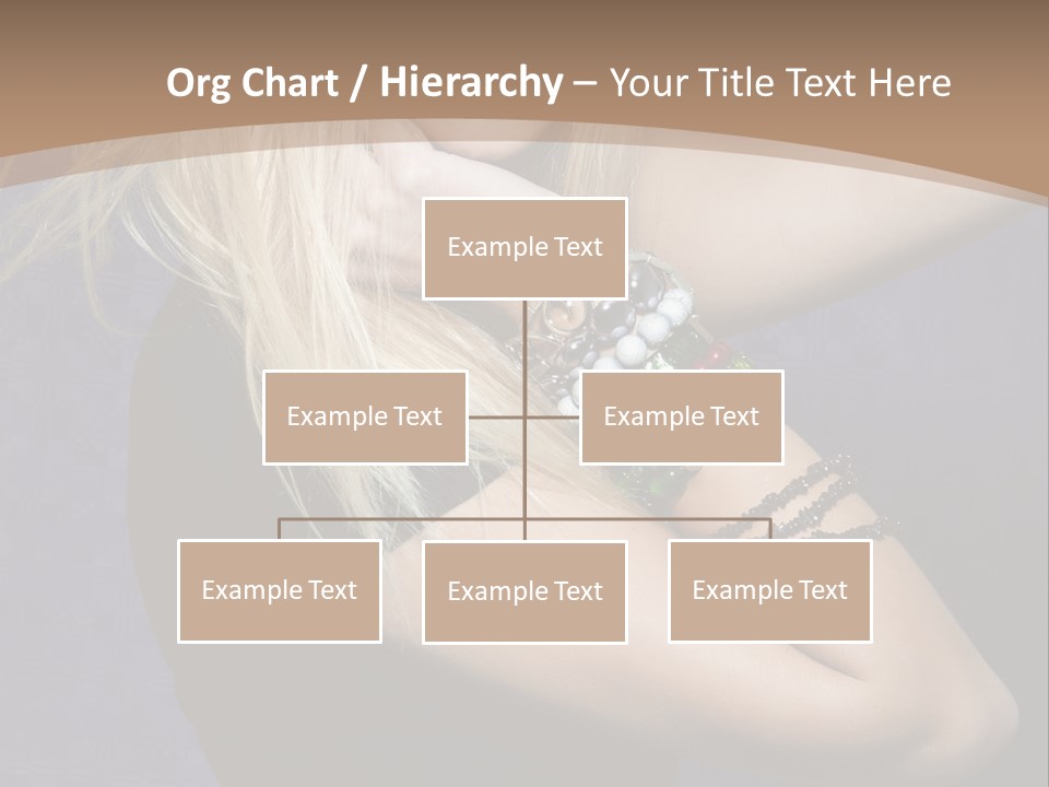 Woman Girl Beautiful PowerPoint Template