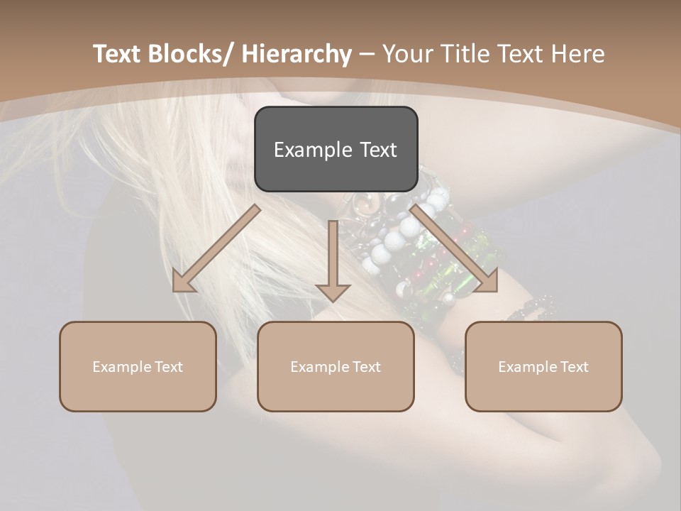 Woman Girl Beautiful PowerPoint Template