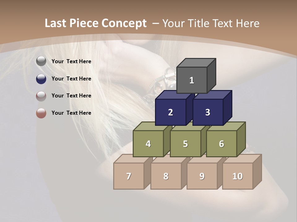 Woman Girl Beautiful PowerPoint Template