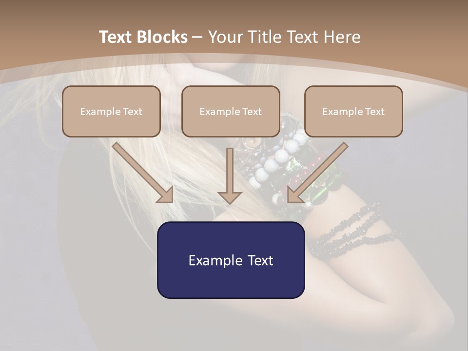 Woman Girl Beautiful PowerPoint Template