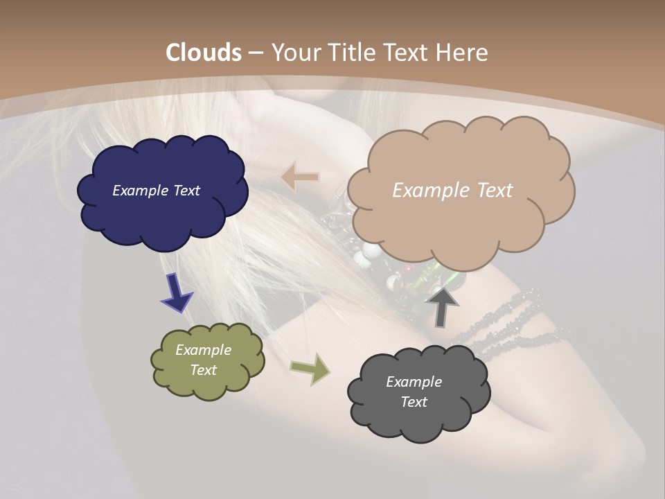 Woman Girl Beautiful PowerPoint Template