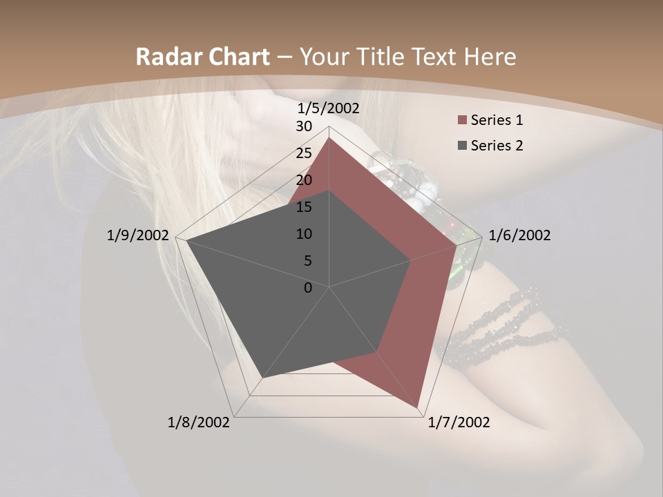 Woman Girl Beautiful PowerPoint Template