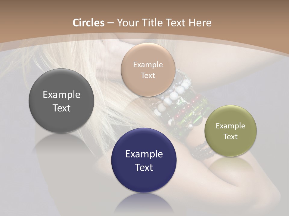 Woman Girl Beautiful PowerPoint Template