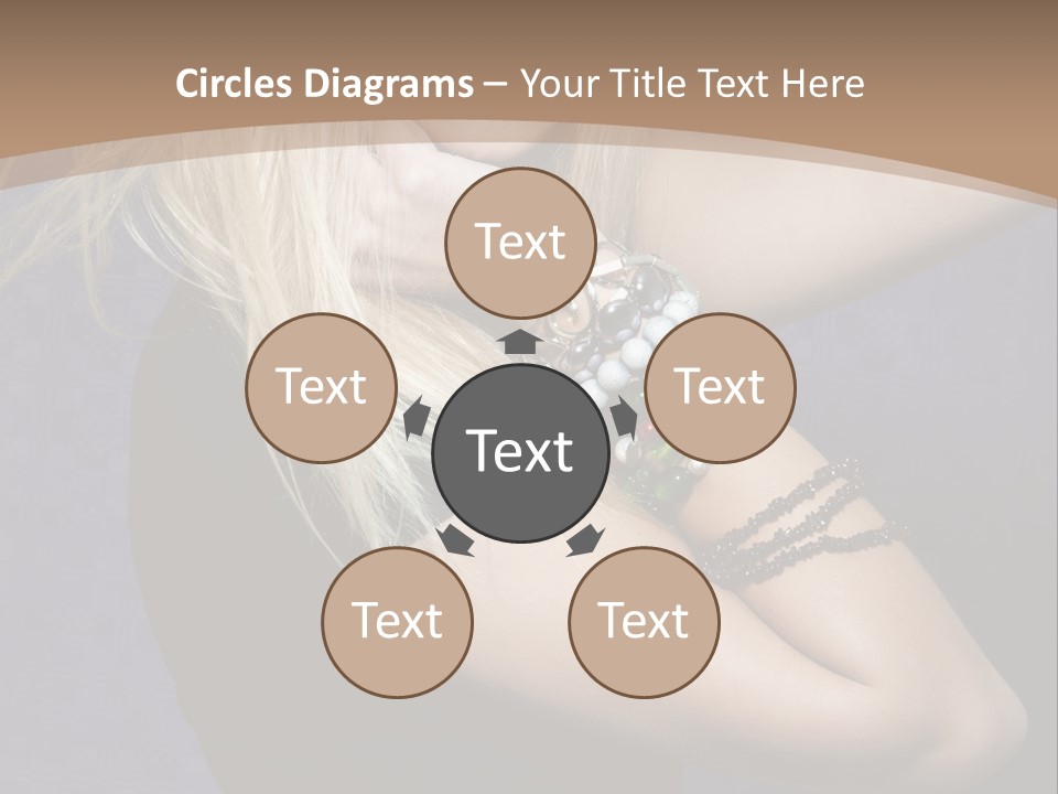 Woman Girl Beautiful PowerPoint Template