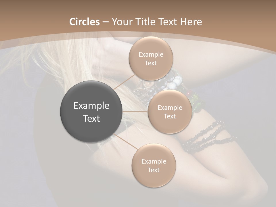 Woman Girl Beautiful PowerPoint Template