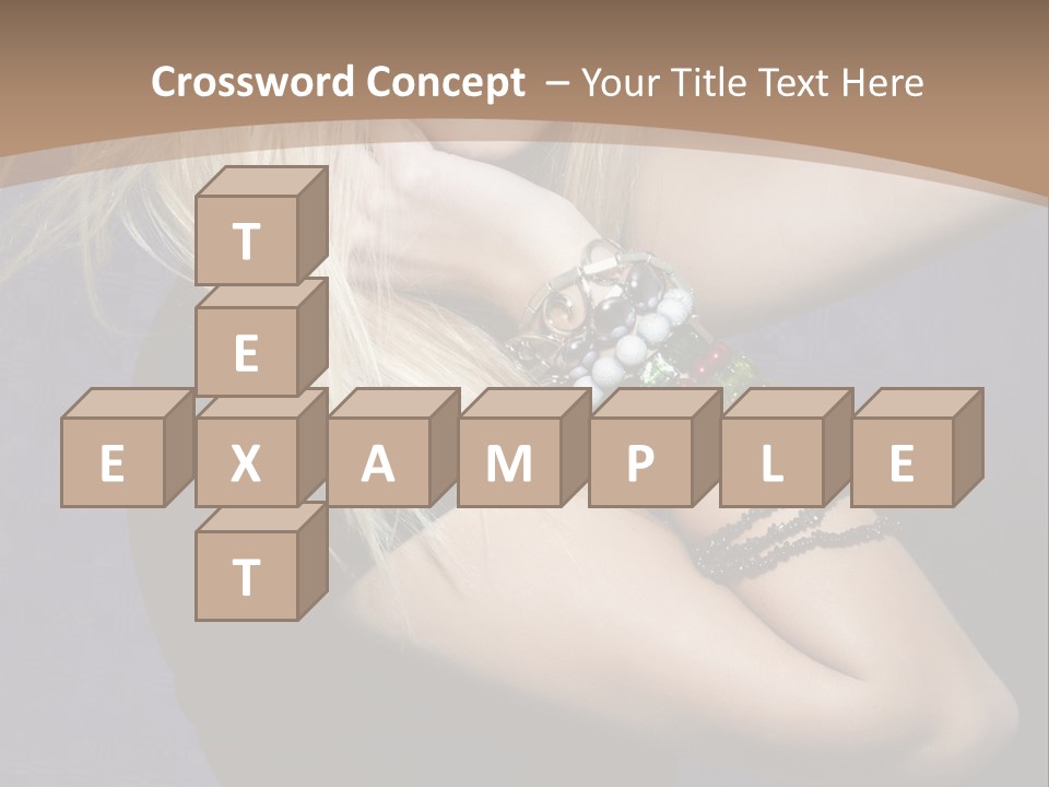 Woman Girl Beautiful PowerPoint Template