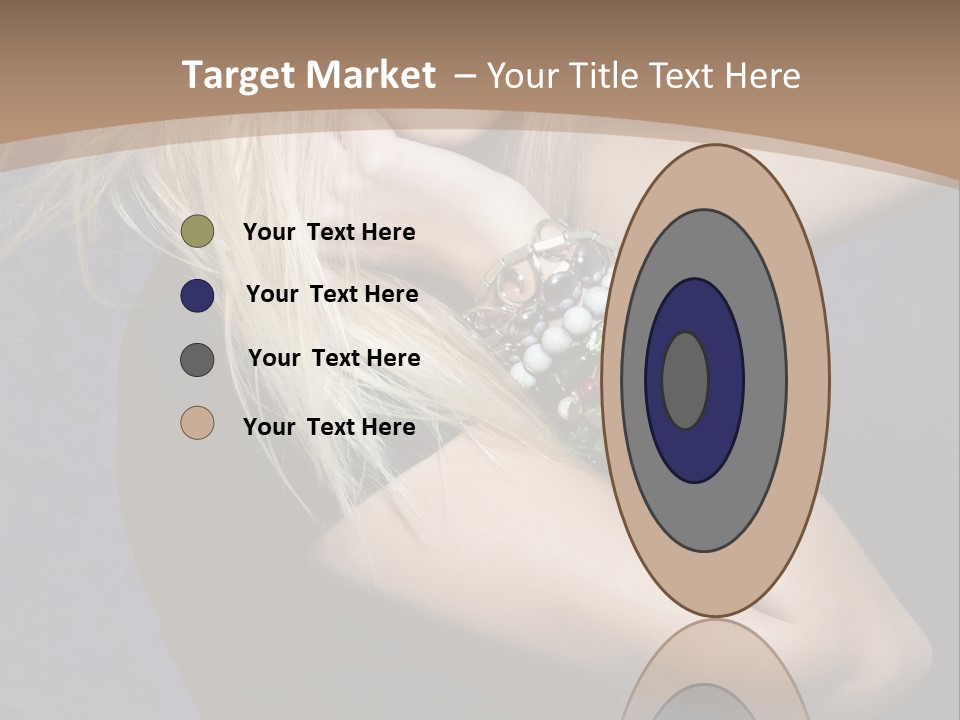 Woman Girl Beautiful PowerPoint Template