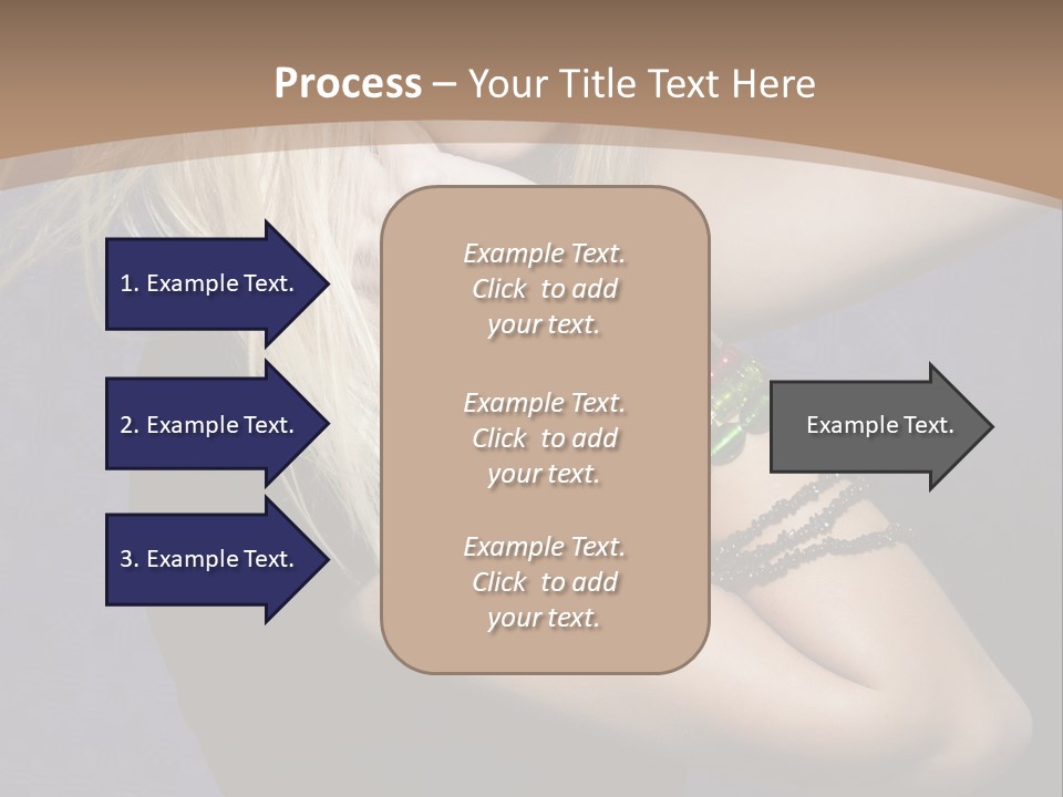 Woman Girl Beautiful PowerPoint Template