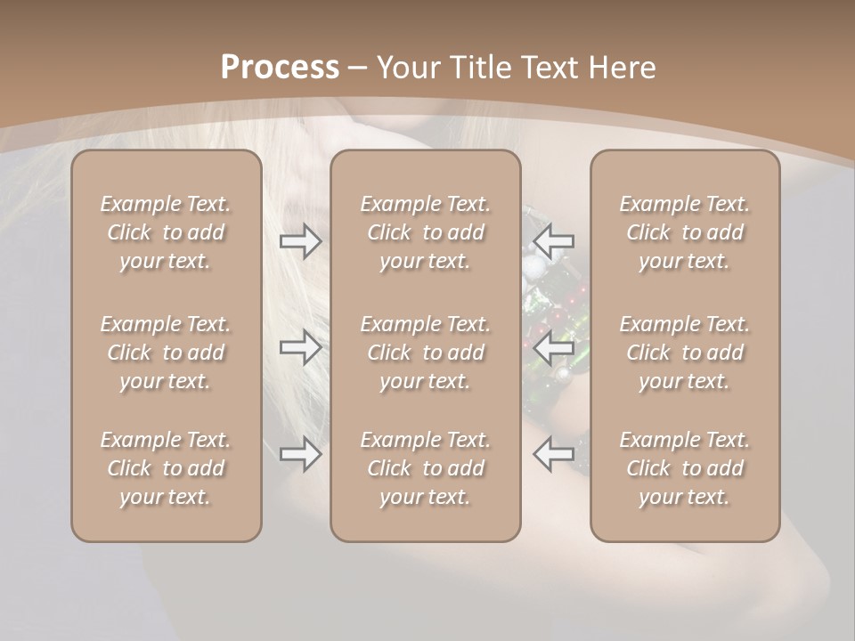 Woman Girl Beautiful PowerPoint Template