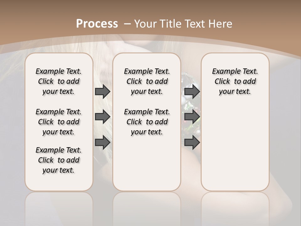 Woman Girl Beautiful PowerPoint Template