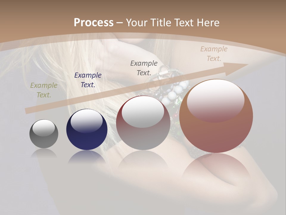 Woman Girl Beautiful PowerPoint Template