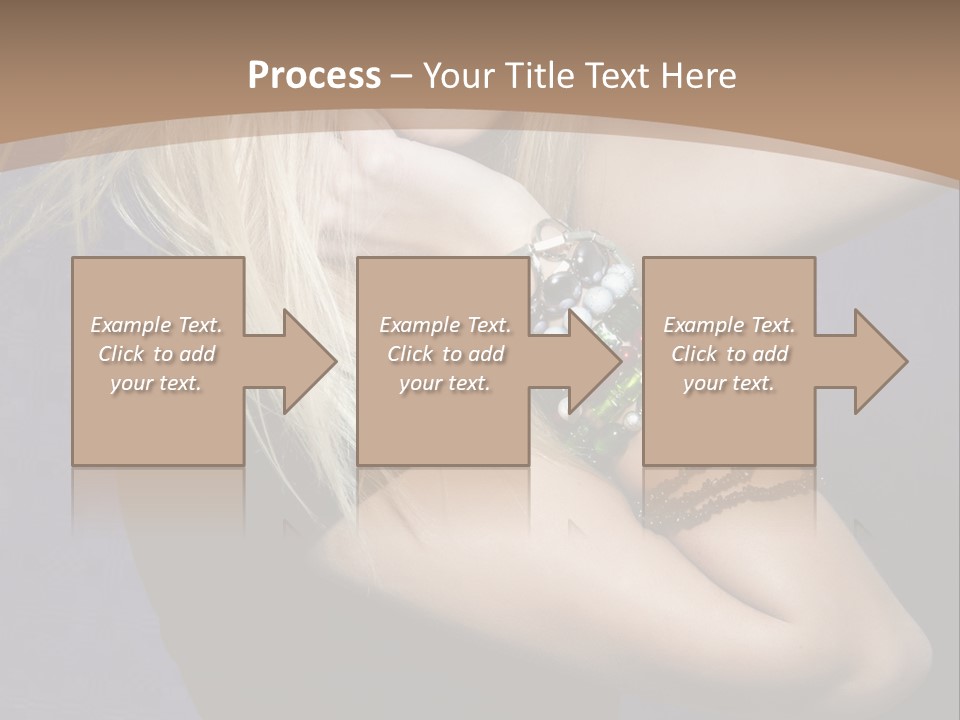 Woman Girl Beautiful PowerPoint Template