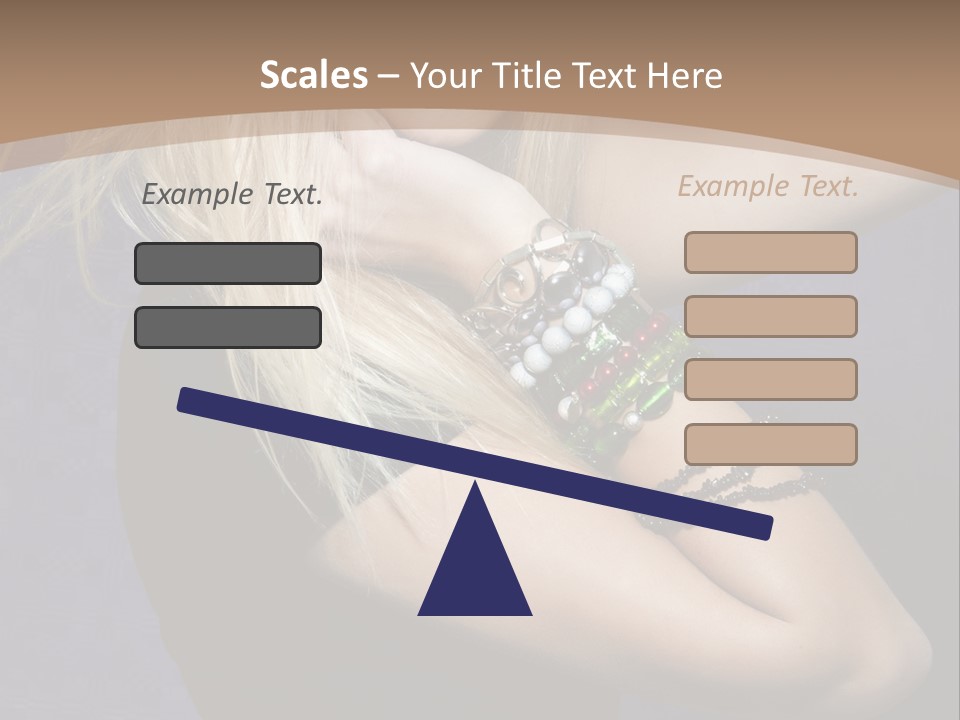 Woman Girl Beautiful PowerPoint Template
