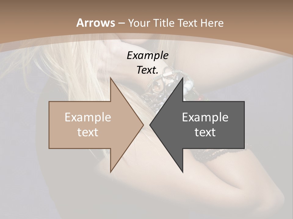 Woman Girl Beautiful PowerPoint Template