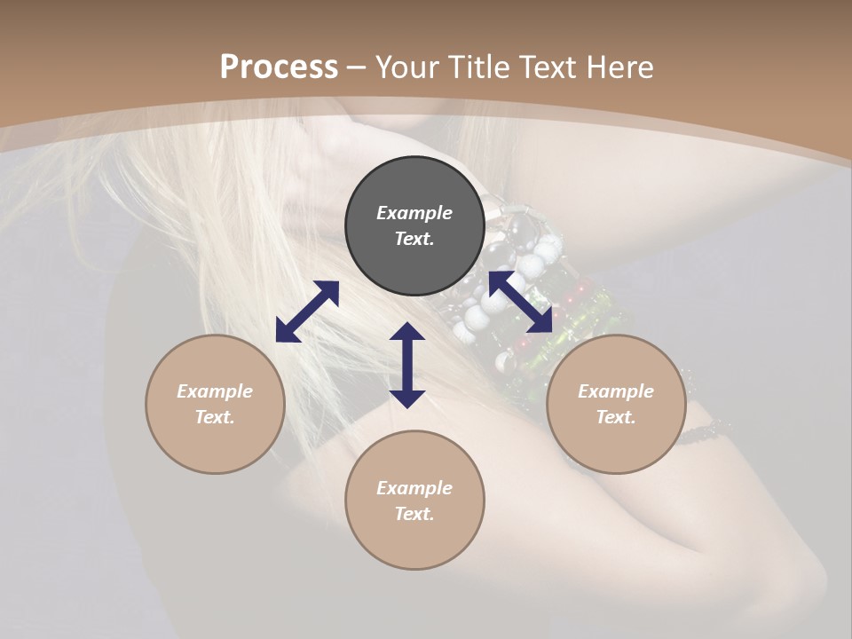 Woman Girl Beautiful PowerPoint Template