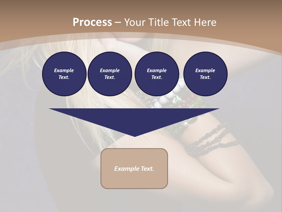 Woman Girl Beautiful PowerPoint Template