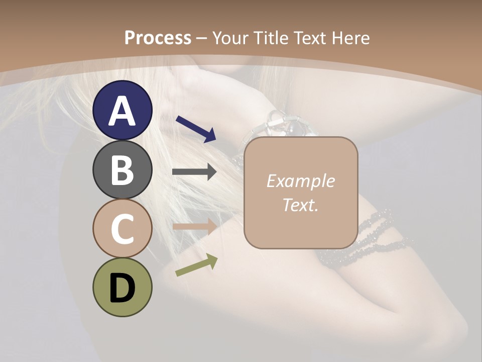 Woman Girl Beautiful PowerPoint Template