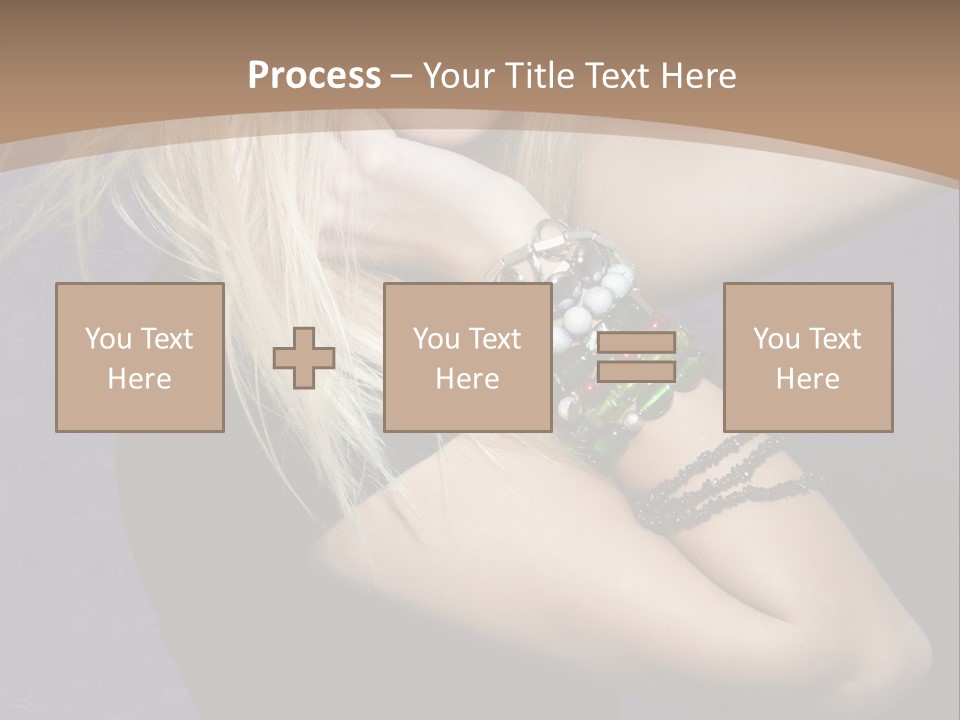 Woman Girl Beautiful PowerPoint Template