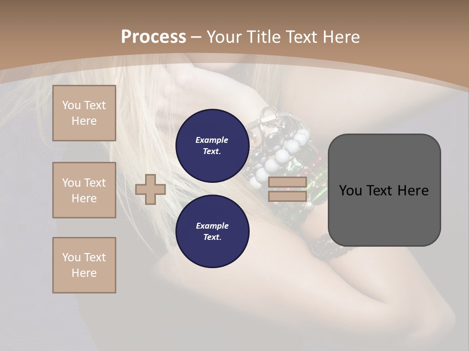 Woman Girl Beautiful PowerPoint Template