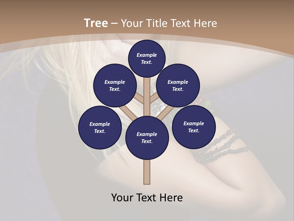 Woman Girl Beautiful PowerPoint Template