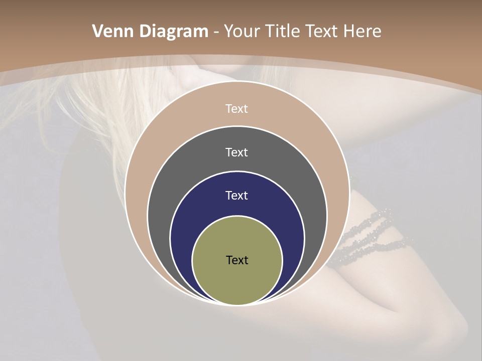 Woman Girl Beautiful PowerPoint Template