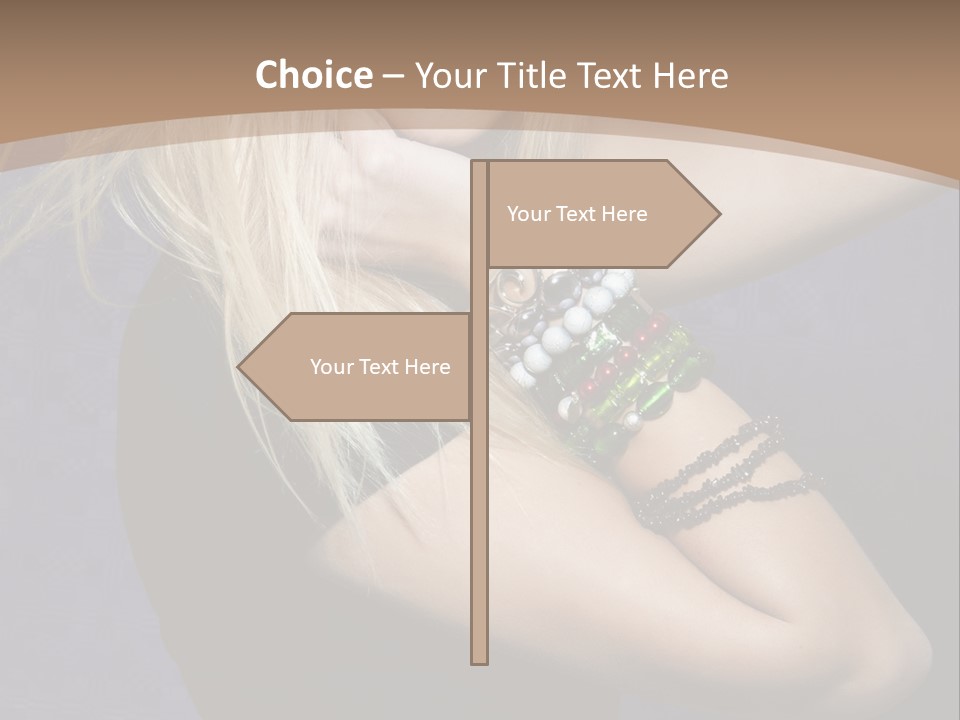 Woman Girl Beautiful PowerPoint Template