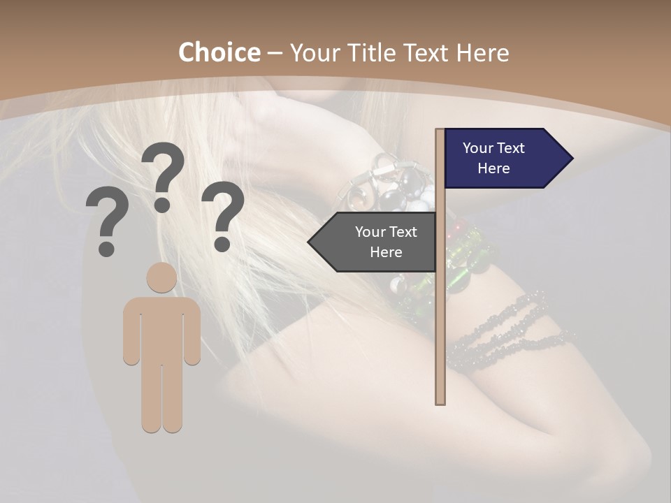 Woman Girl Beautiful PowerPoint Template