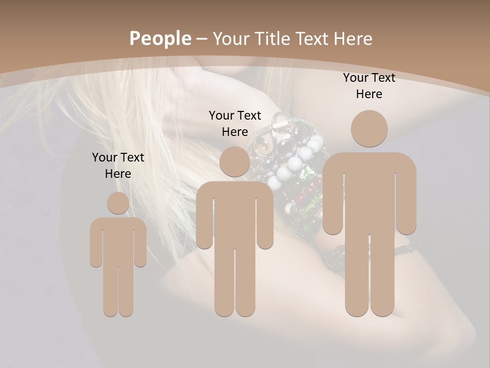 Woman Girl Beautiful PowerPoint Template