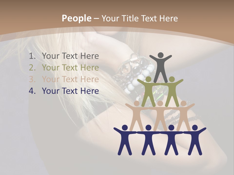 Woman Girl Beautiful PowerPoint Template