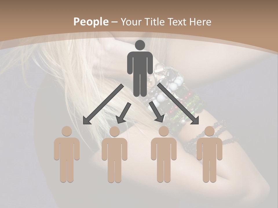 Woman Girl Beautiful PowerPoint Template