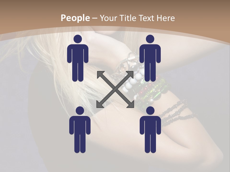 Woman Girl Beautiful PowerPoint Template