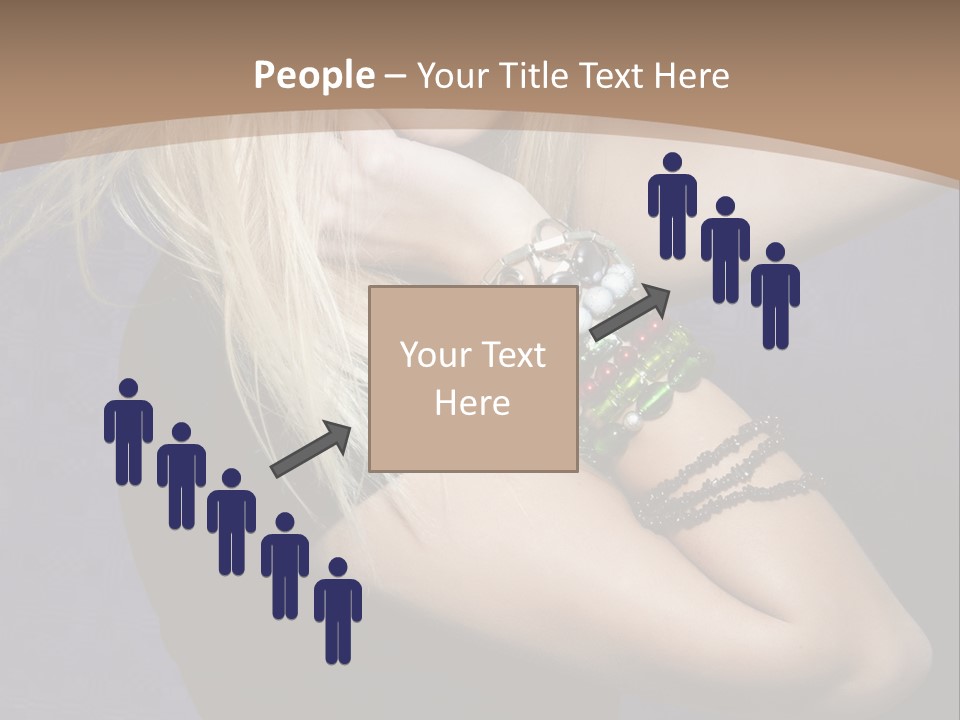 Woman Girl Beautiful PowerPoint Template