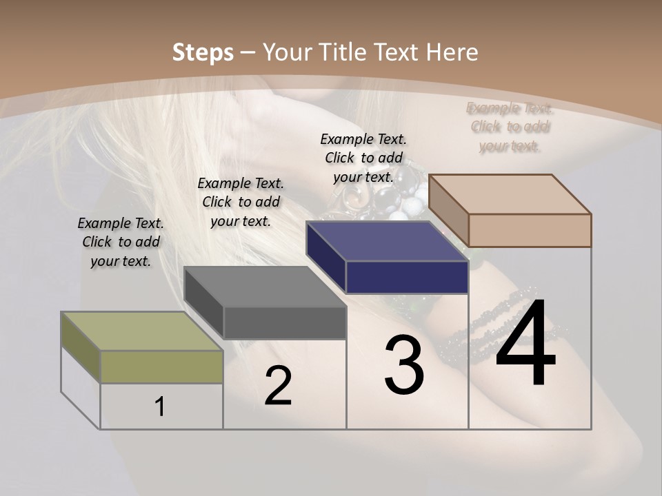 Woman Girl Beautiful PowerPoint Template