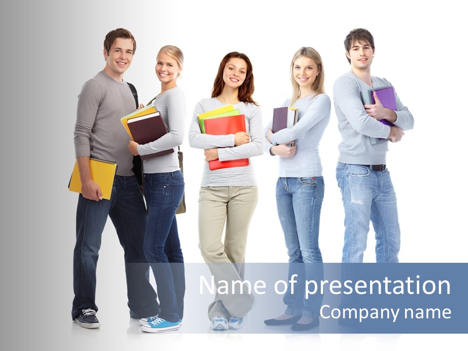 Man Class People PowerPoint Template