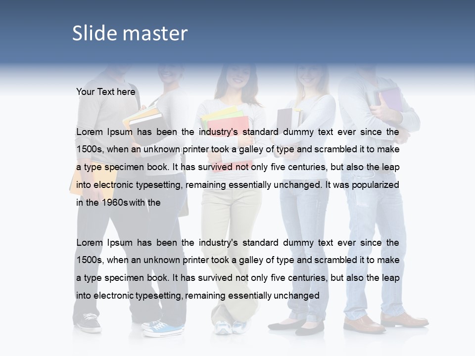 Man Class People PowerPoint Template