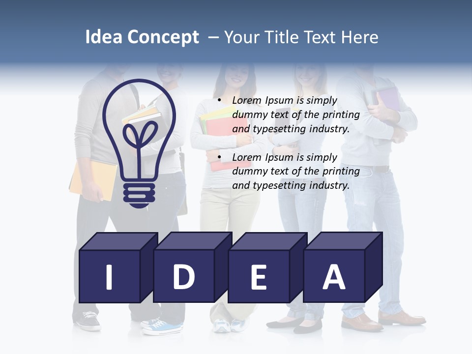 Man Class People PowerPoint Template