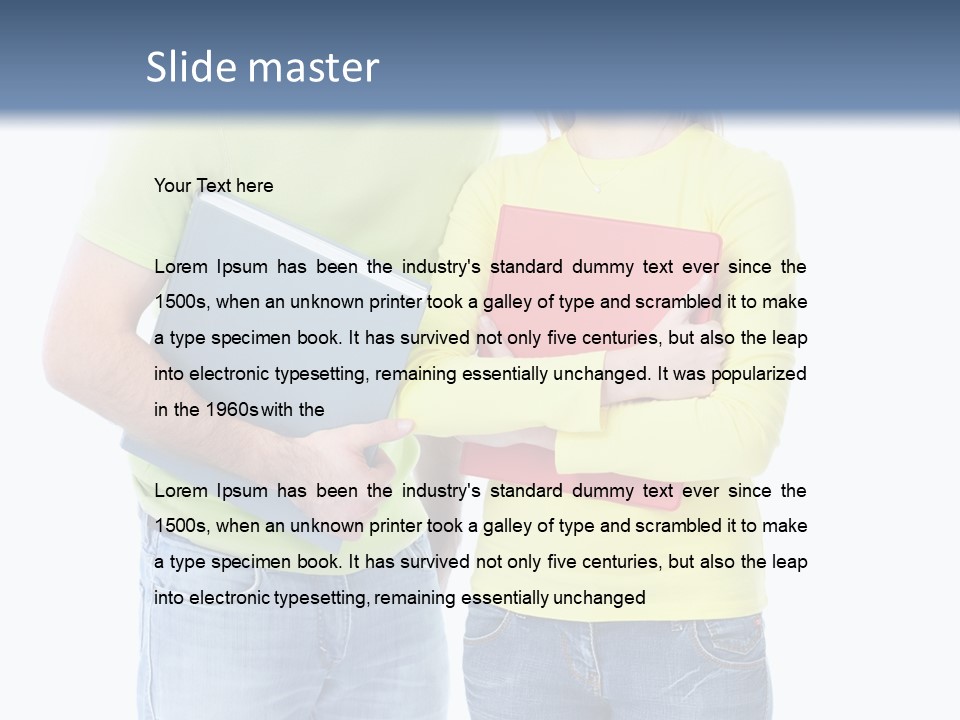 Man Friendship Group PowerPoint Template