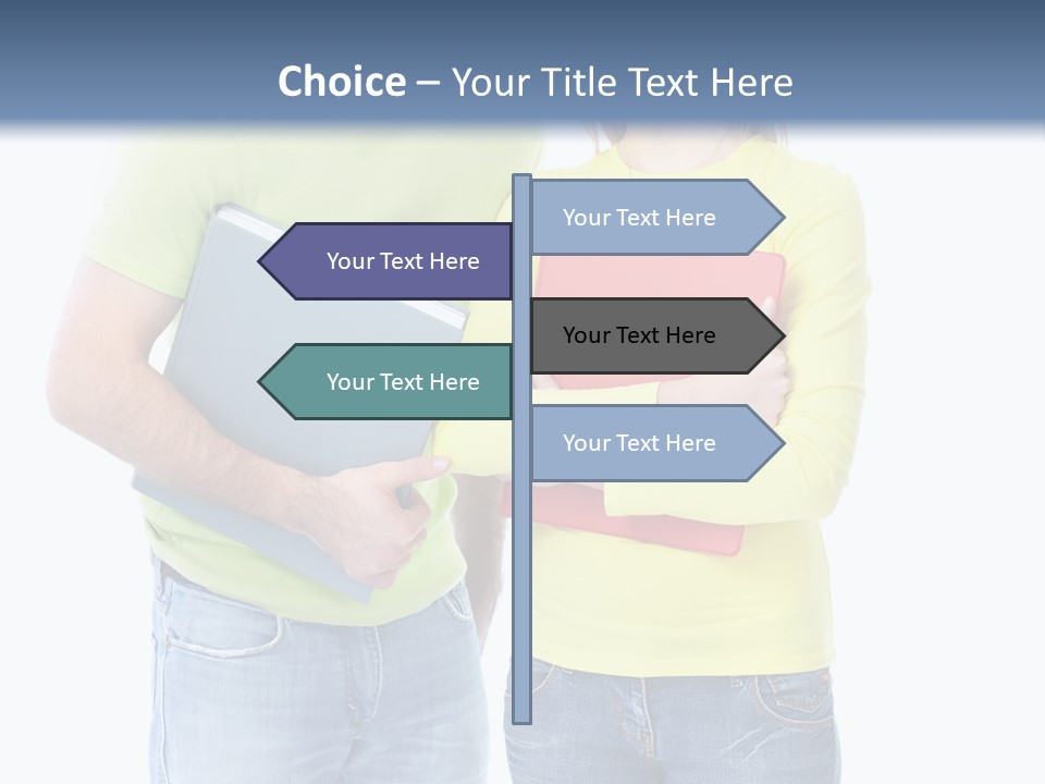 Man Friendship Group PowerPoint Template