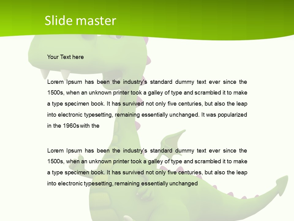 Isolated Losing Lovely PowerPoint Template