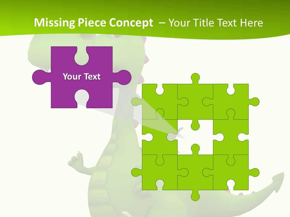 Isolated Losing Lovely PowerPoint Template